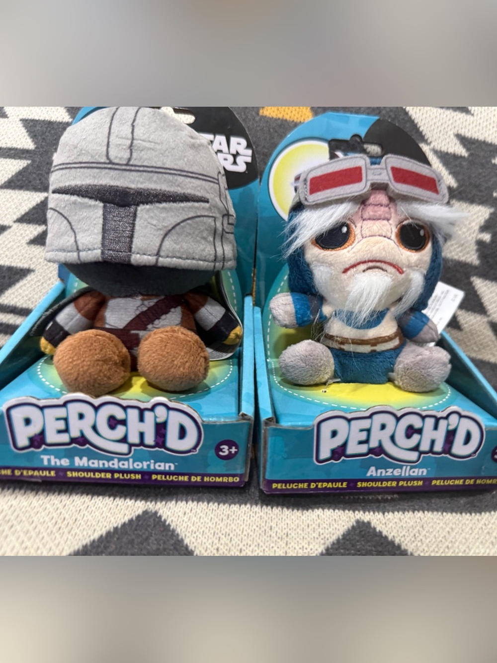 Perch'D StarWars Plush - Mando and Anzellan